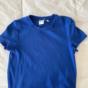 aritzia homestretch cropped t shirt